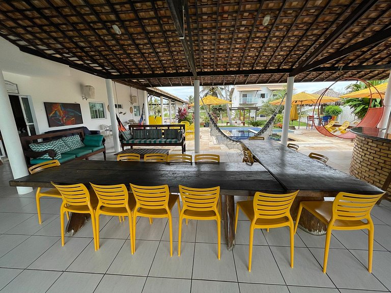 Casa na Praia do Coqueiro "Pé na areia" com vista privilegia