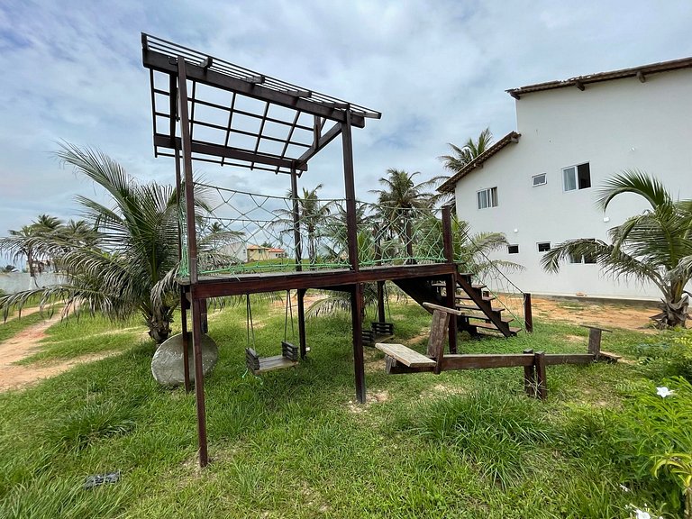 Casa na Praia do Coqueiro "Pé na areia" com vista privilegia