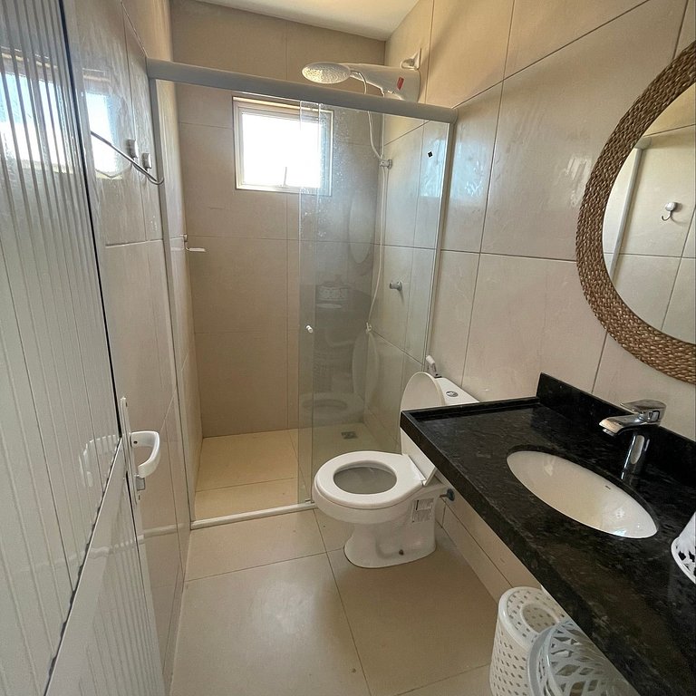 Casa na Praia do Coqueiro "Pé na areia" com vista privilegia