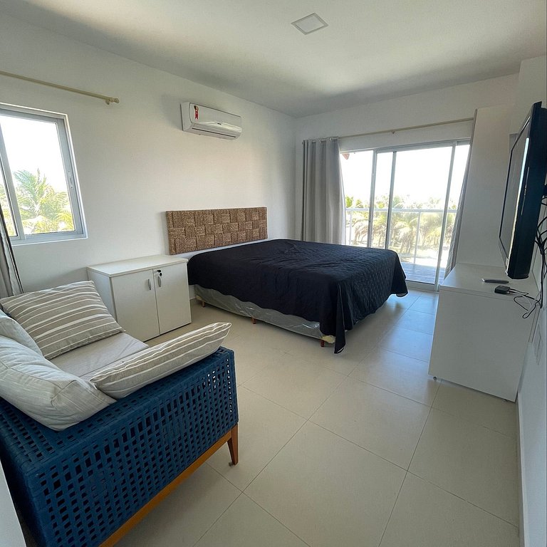 Casa na Praia do Coqueiro "Pé na areia" com vista privilegia