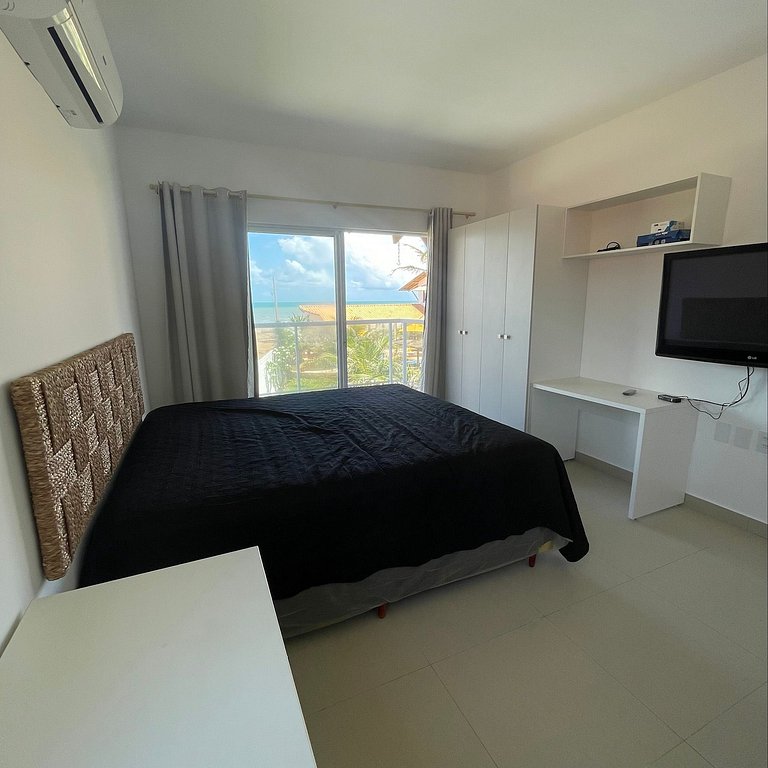 Casa na Praia do Coqueiro "Pé na areia" com vista privilegia