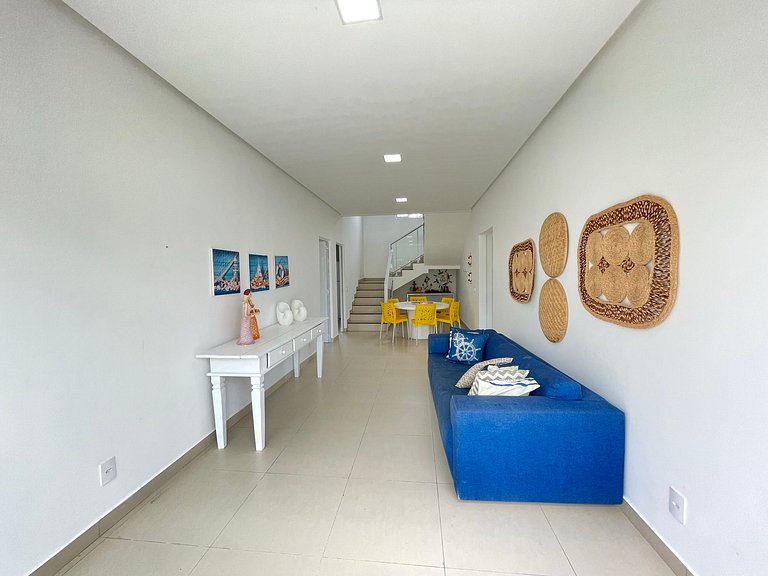 Casa na Praia do Coqueiro "Pé na areia" com vista privilegia