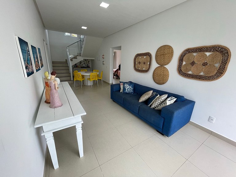 Casa na Praia do Coqueiro "Pé na areia" com vista privilegia