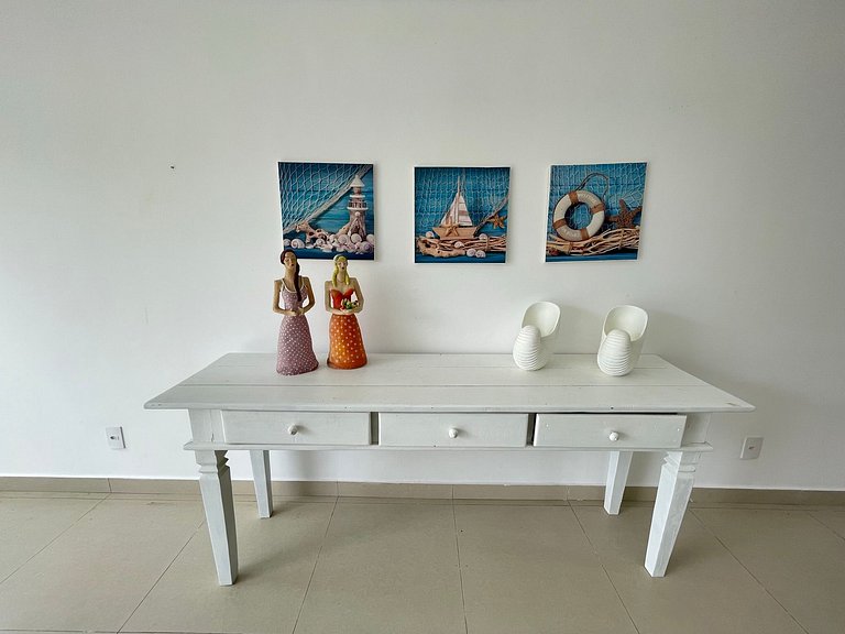 Casa na Praia do Coqueiro "Pé na areia" com vista privilegia