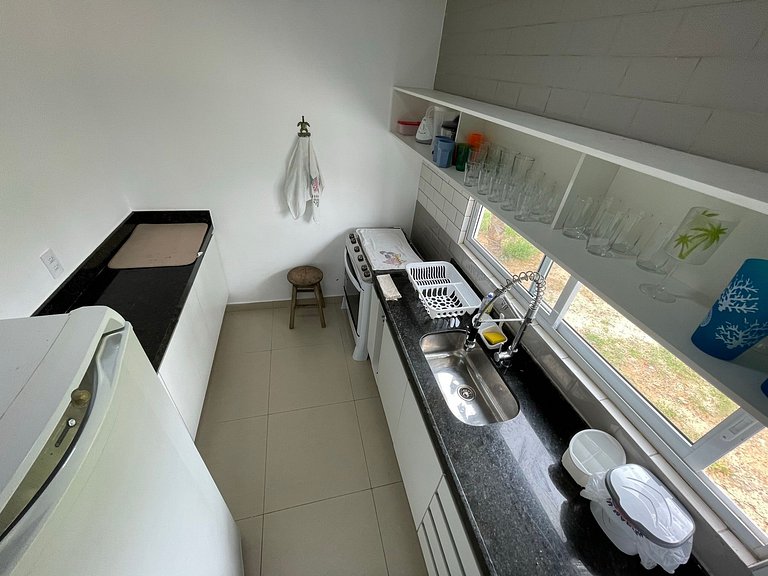 Casa na Praia do Coqueiro "Pé na areia" com vista privilegia