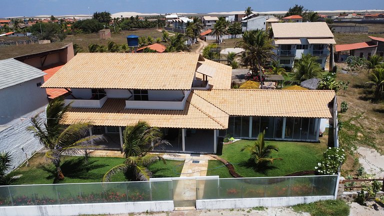 Casa na Praia do Coqueiro "Pé na areia" com vista privilegia