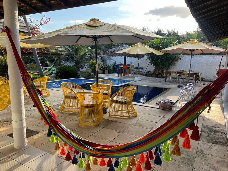 Casa na Praia do Coqueiro "Pé na areia" com vista privilegia