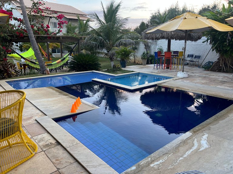 Casa na Praia do Coqueiro "Pé na areia" com vista privilegia