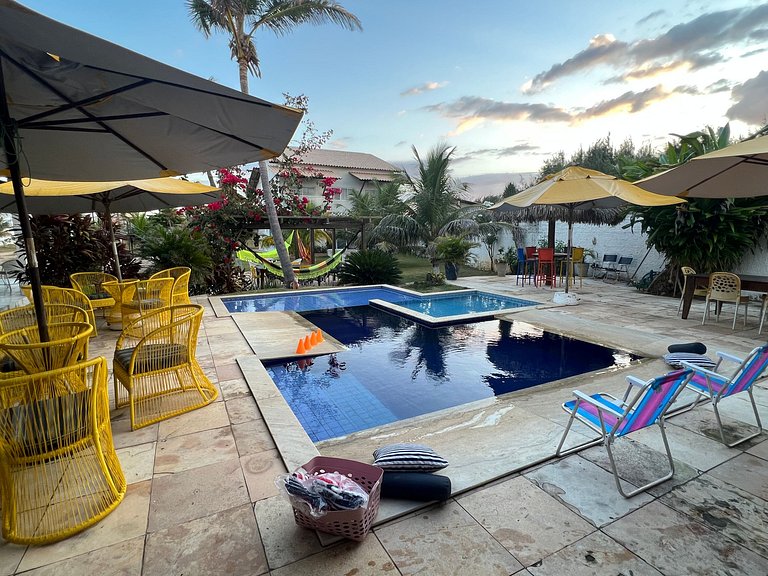 Casa na Praia do Coqueiro "Pé na areia" com vista privilegia
