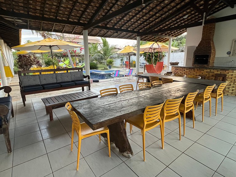 Casa na Praia do Coqueiro "Pé na areia" com vista privilegia
