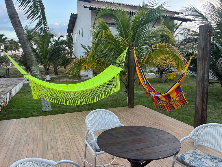 Casa na Praia do Coqueiro "Pé na areia" com vista privilegia