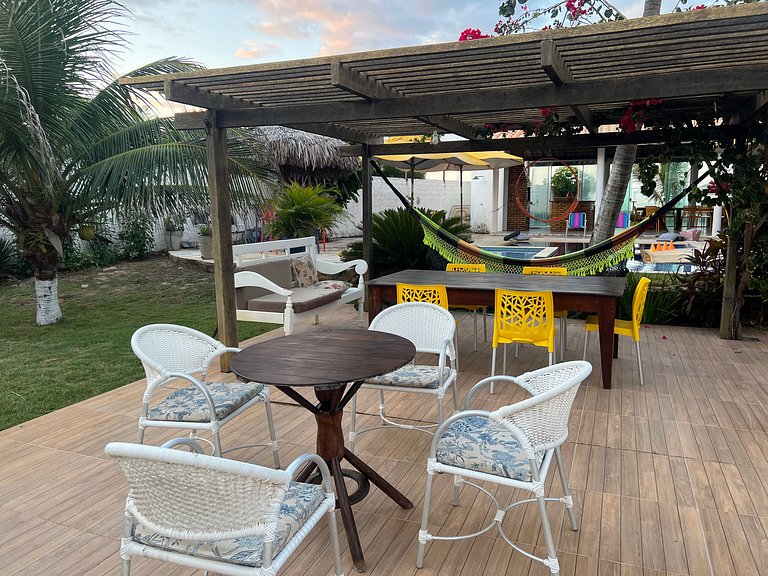 Casa na Praia do Coqueiro "Pé na areia" com vista privilegia