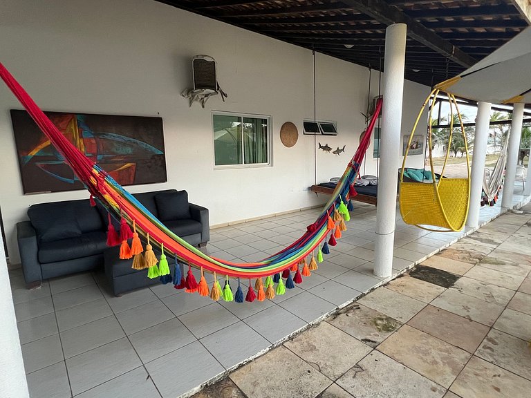 Casa na Praia do Coqueiro "Pé na areia" com vista privilegia